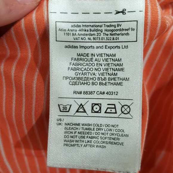 Adidas Men's S/M Coral Polo - Picture 3 of 3